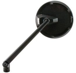 Lightech Round Carbon-aluminium mirrors SPEAL038 (BLACK - thread 2x M10x1.25 R + 1x M10x1.25 L) HOMOLOGATED