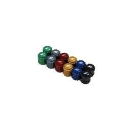 Valtermoto couple wheel valves caps in Alu7075 various colors
