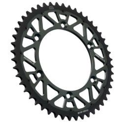 Rear sprockets two-metal JT Sprockets TWINSTAR chain 520 for Fantic XX 125 21-25 grey color
