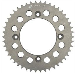 Rear ergal sprocket CHT Chiaravalli E chain 428 for Beta RR 125 2T 21-25 Silver color