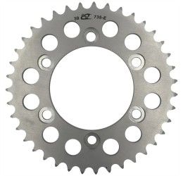 Rear ergal sprocket CHT Chiaravalli E chain 520 for Ducati GT 1000 07-10 Silver color