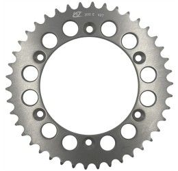 Rear ergal sprocket CHT Chiaravalli E chain 520 for Fantic XE 125 21-25 Silver color