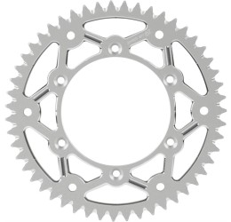 Rear ergal sprocket CHT Chiaravalli EC chain 520 for Husaberg FE 250 13-14 silver color