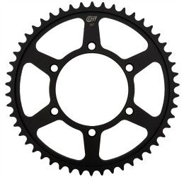 Rear steel sprocket CHT Chiaravalli C chain 525 for Suzuki V-Strom 800 DE 23-25 Black color