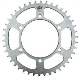 Rear steel sprocket CHT Chiaravalli C chain 520 for Yamaha FZ6 Fazer 04-06 Silver color