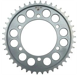 Rear steel sprocket CHT Chiaravalli C chain 525 for Yamaha FZ6 Fazer 04-06 Silver color