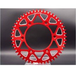 Rear sprockets ergal Ognibene Chain 520 for Beta RR 250 13-22 self-cleaning red color