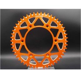 Rear sprockets ergal Ognibene Chain 520 for KTM 125 EXC Enduro 98-06 | 2008 | 12-15 self-cleaning orange color