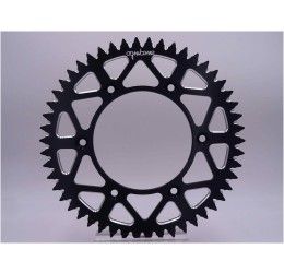 Rear sprockets ergal Ognibene Chain 520 for KTM 150 SX 09-18 self-cleaning black color