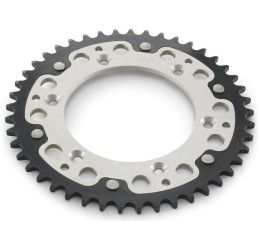 Rear bimetallic sprockets Supersprox STEALTH chain 520 for Ducati 748 SPS 98-99 Silver color