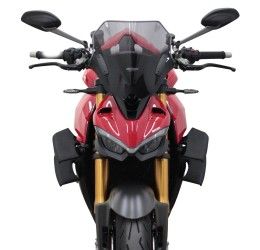 MRA screen model NRN Naked Racing double domed for Ducati Streetfighter V4 20-23 (Includes specify mounting kit)