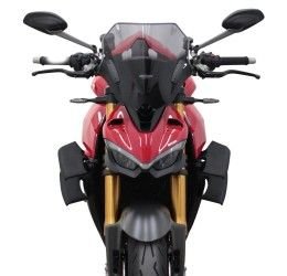 MRA screen model NRN Naked Racing double domed for Ducati Streetfighter V4 S 20-23 (Includes specify mounting kit)