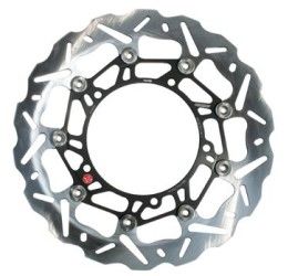 Brake disc left front Braking SK2 wave floating for Honda CRF 250 X 04-18 (1 disc) diameter OVERSIZE 320mm (may be used by adding spacer under the OEM calipers)