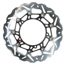 Brake disc left front Braking SK2 wave floating for Husqvarna TC 450 02-10 (1 disc) diameter OVERSIZE 320mm (may be used by adding spacer under the OEM calipers)