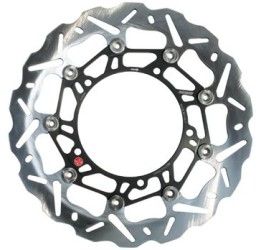 Brake disc left front Braking SK2 wave floating for Kawasaki KXF 450 06-21 (1 disc) diameter OVERSIZE 320mm (may be used by adding spacer under the OEM calipers)