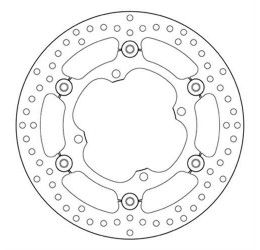 Brembo SERIE ORO for Kawasaki KX 250 4T 21-23 floating front brake disc (1 disc) 78B40844