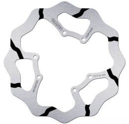 Brake disc Front Galfer WAVE FIXED GROOVED for KTM 525 EXC 03-04 (1 disc) diameter OVERSIZE 270mm (may be used by adding spacer under the OEM calipers)