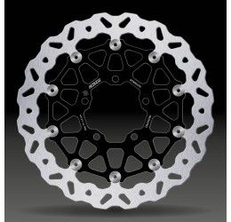 Brake disc Front Galfer WAVE FLOATECH with Aluminium centre for Aprilia Mana 850 GT 2009 (1 disc) DF660JCW