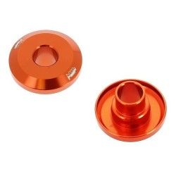 Motocross Marketing quick fit rear wheel spacers kit for KTM 350 EXC-F 12-23 in ergal orange