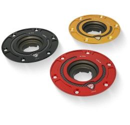 CNC Racing Flange for fuel tank cap Carbon for Ducati Hypermotard 950 19-25