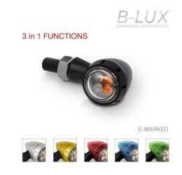 Barracuda S-LED 3 B-LUX indicators with led (street legal approved E11 - COUPLES) with STOP and POSITION function