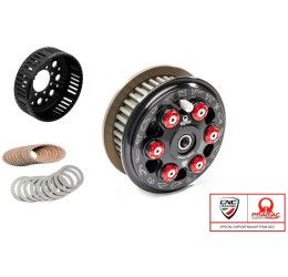 SLIPPER CLUTCH MASTER TECH TEAM PRAMAC LIM. ED. FULL KIT - 48 TEETH SINTERED CNC Racing for Ducati Hypermotard 1100 S 07-09