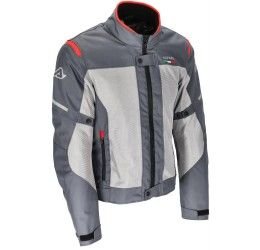 Acerbis touring jacket CE ON ROAD RUBY grey/red