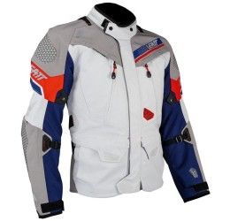 Leatt 7.5 Adventure Dritour Touring jacket white-grey-blue color