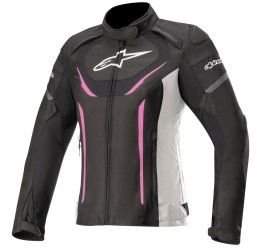 Alpinestars women's road jacket Stella T-Jaws v3 Waterproof color Black-Pink-White
