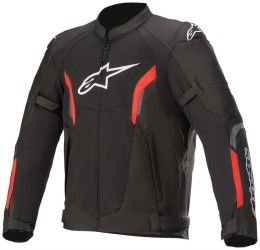 Alpinestars road jacket T-AST Air v2 color Black-Fluorescent Red