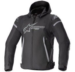 Alpinestars road jacket Zaca Waterproof color Black-Gray
