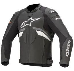 Alpinestars leather road jacket GP Plus R v3 color Black-Gray-White