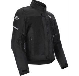 Acerbis touring jacket On Road Ruby with protective inserts black colour