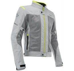 Acerbis touring jacket Ramsey My Vented 2.0 Lady with protective inserts grey-fluo yellow colour