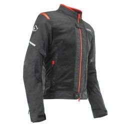 Acerbis touring jacket Ramsey My Vented 2.0 with protective inserts black-red colour