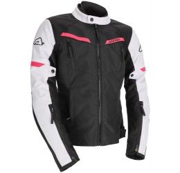 Acerbis touring jacket X-STREET LADY with protective inserts Black/Pink