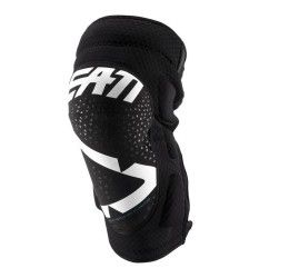 Knee guards Leatt 3DF 5.0 ZIP black-white color