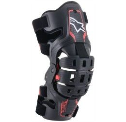 Knee shin guards for children Alpinestars bionic 5s color black-red
