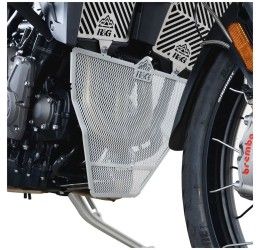 Faster96 by RG manifolds guards for Triumph Tiger 900 Rally 20-25 silver color