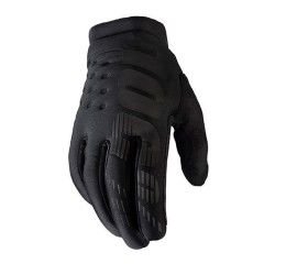 Gloves cross enduro 100 Brisker winter black