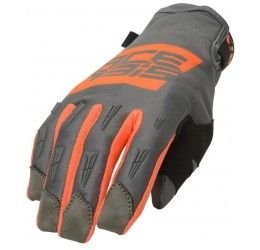 Gloves cross enduro Acerbis MX-WP Homologated winter orange-grey