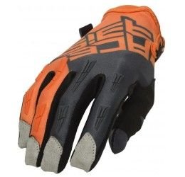 Gloves cross enduro Acerbis MX X-H homologated orange-grey (LAST AVAILABLE)