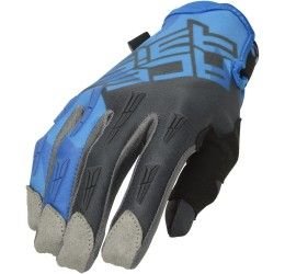 Gloves cross enduro Acerbis MX X-H homologated blue-grey