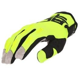 Gloves cross enduro Acerbis MX X-H homologated Yellow Fluo
