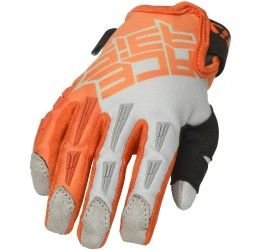 Gloves cross enduro Acerbis MX X-K Kid homologated orange-grey