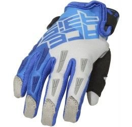 Gloves cross enduro Acerbis MX X-K Kid homologated blue-grey