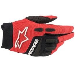Gloves cross enduro Alpinestars Full Bore black-red