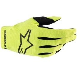Gloves cross enduro Alpinestars Radar Black-Fluorescent Yellow