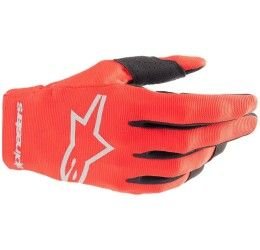 Gloves cross enduro Alpinestars Radar Black-red-silver