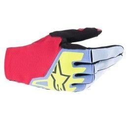 Gloves cross enduro Alpinestars Techstar Black-blue-red